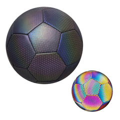 Reflective Size 5 PU Soccer Ball for Training Matches