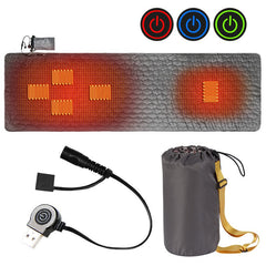 Portable Smart Heated Camping Sleeping Pad with Rechargeable Heating
