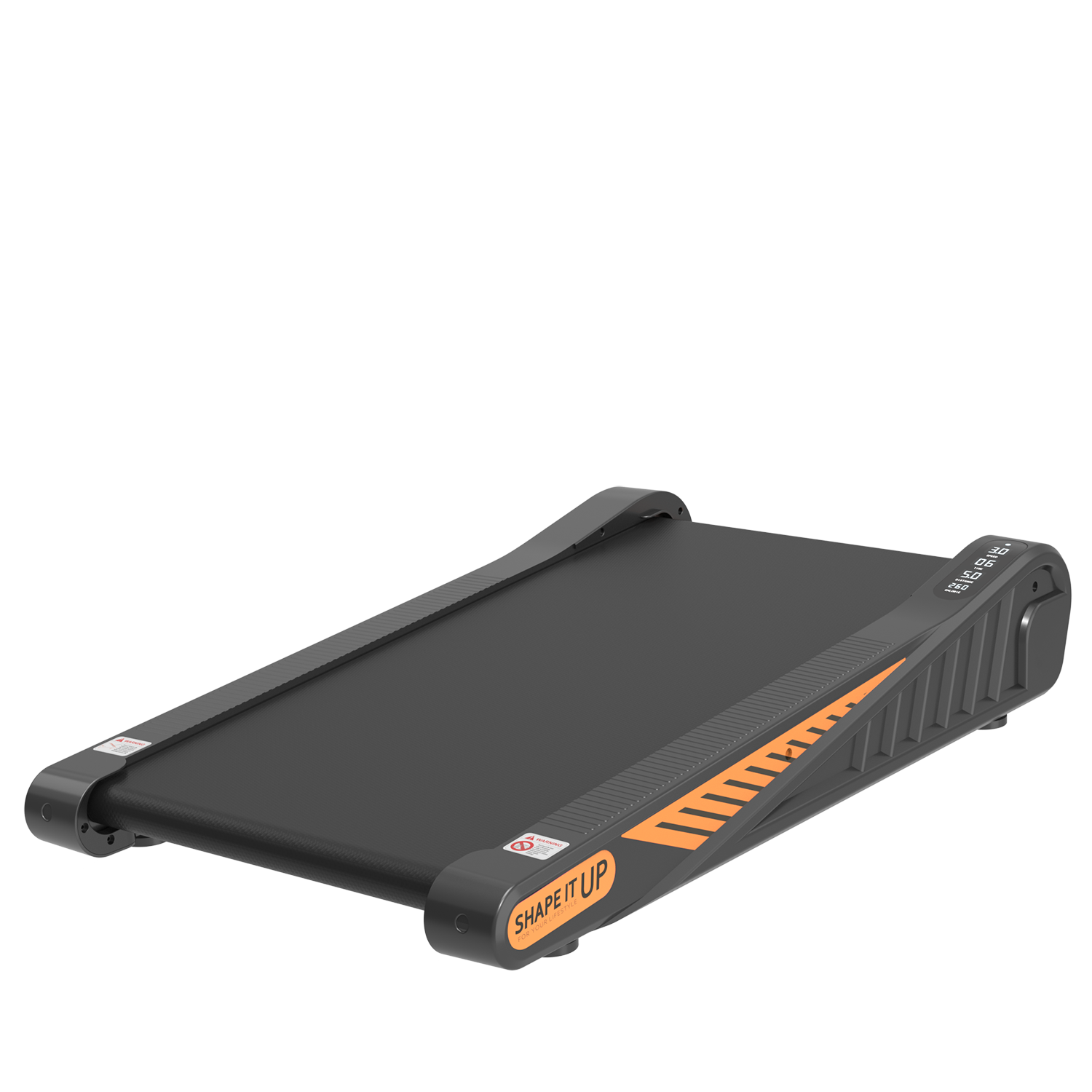 Under-Desk Walking Pad Treadmill with 8% Incline Compact Design