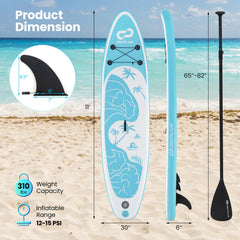 Inflatable Stand Up Paddle Board with Premium Accessories