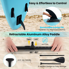 Inflatable Stand Up Paddle Board with Premium Accessories