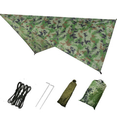 Waterproof Outdoor Camping Canopy Sunshade Tarp Shelter with Guylines