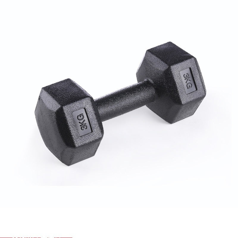 Rubberized Dumbbells for Home Strength Training Fitness Workouts