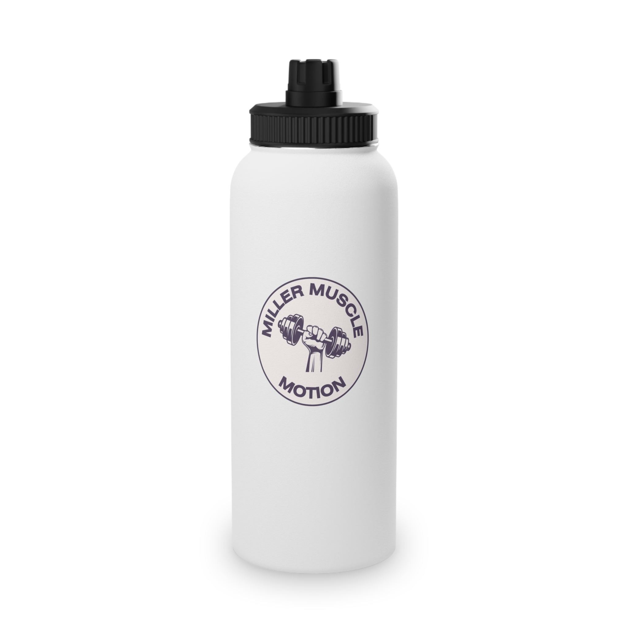 Miller Muscle Motion Stainless Steel Sports Water Bottle