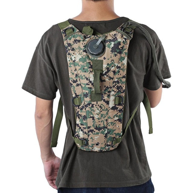 3L Tactical Hydration Backpack with Molle Water Bladder System