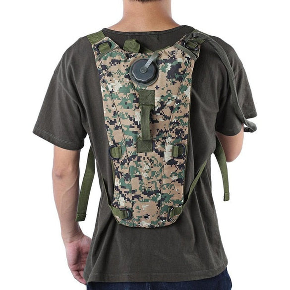 3L Tactical Hydration Backpack with Molle Water Bladder System