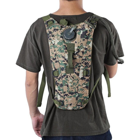 3L Tactical Hydration Backpack with Molle Water Bladder System