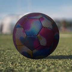 Reflective Size 5 PU Soccer Ball for Training Matches