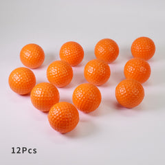 12-Piece Foam Practice Golf Balls for Indoor Outdoor Training