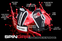 SpinGrip Baseball Training Ball for Pitching Grip Practice