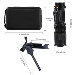 Military Survival Kit with Camping Emergency Outdoor Tools Set