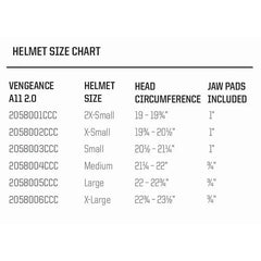 A11 Football Helmet with Attached Facemask
