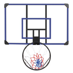 Wall-Mounted Foldable Basketball Hoop with Shatterproof Backboard Outdoor