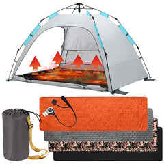 Portable Smart Heated Camping Sleeping Pad with Rechargeable Heating