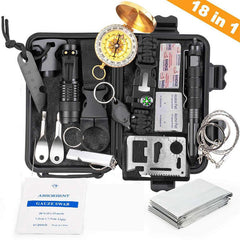 Military Survival Kit with Camping Emergency Outdoor Tools Set