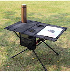 Ultra Lightweight Folding Camping Table with Cup Holder Portable
