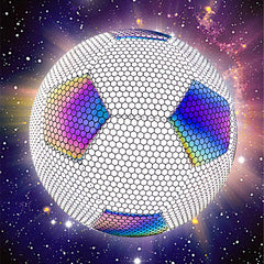 Reflective Size 5 PU Soccer Ball for Training Matches