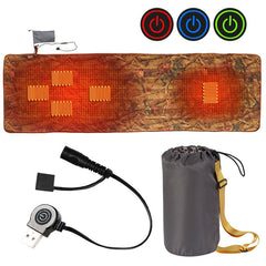 Portable Smart Heated Camping Sleeping Pad with Rechargeable Heating