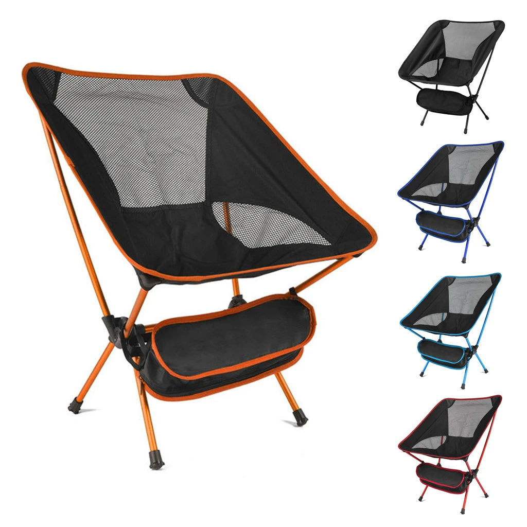 Ultralight Folding Camping Chair Portable Heavy-Duty Outdoor Seat Travel
