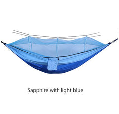 210T Nylon Anti-Mosquito Camping Hammock with Mosquito Net