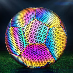Reflective Size 5 PU Soccer Ball for Training Matches