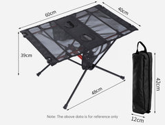 Ultra Lightweight Folding Camping Table with Cup Holder Portable