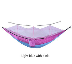 210T Nylon Anti-Mosquito Camping Hammock with Mosquito Net