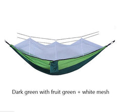 210T Nylon Anti-Mosquito Camping Hammock with Mosquito Net