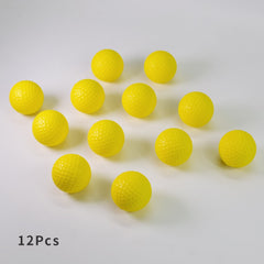 12-Piece Foam Practice Golf Balls for Indoor Outdoor Training