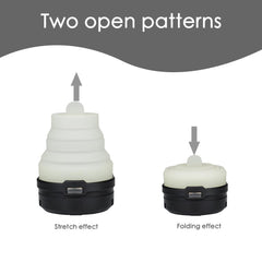 Retractable LED Camping Lantern Flashlight with Hanging Hook Portable