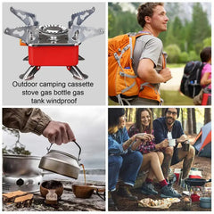 Portable Foldable Windproof Camping Gas Stove Burner Outdoor