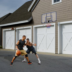 Wall-Mounted Foldable Basketball Hoop with Shatterproof Backboard Outdoor