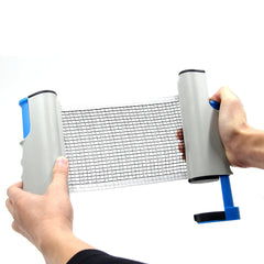 Portable Retractable Table Tennis Net Set for Training Workouts