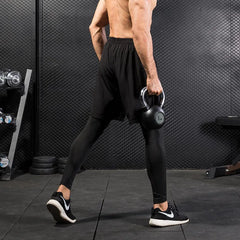 Men's Compression Tights for Fitness Training Workout Performance