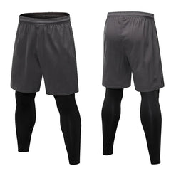 Men's Compression Tights for Fitness Training Workout Performance