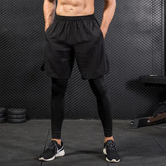 Men's Compression Tights for Fitness Training Workout Performance