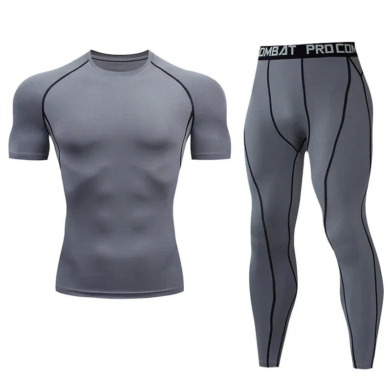 Men's Compression Fitness Gear for Gym Workout Training