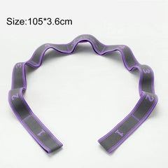 Elastic Yoga Stretch Strap Resistance Band for Pilates Flexibility