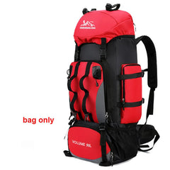 90L Waterproof Hiking Camping Backpack Large Capacity Travel Rucksack