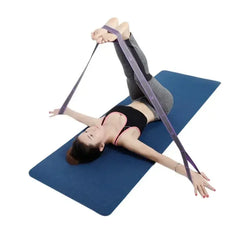 Elastic Yoga Stretch Strap Resistance Band for Pilates Flexibility