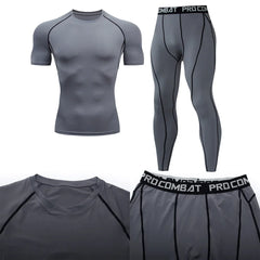 Men's Compression Fitness Gear for Gym Workout Training