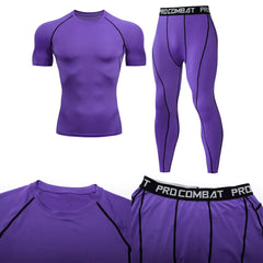 Men's Compression Fitness Gear for Gym Workout Training