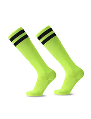 Striped Athletic Socks Comfortable Sports Crew Socks Everyday Wear