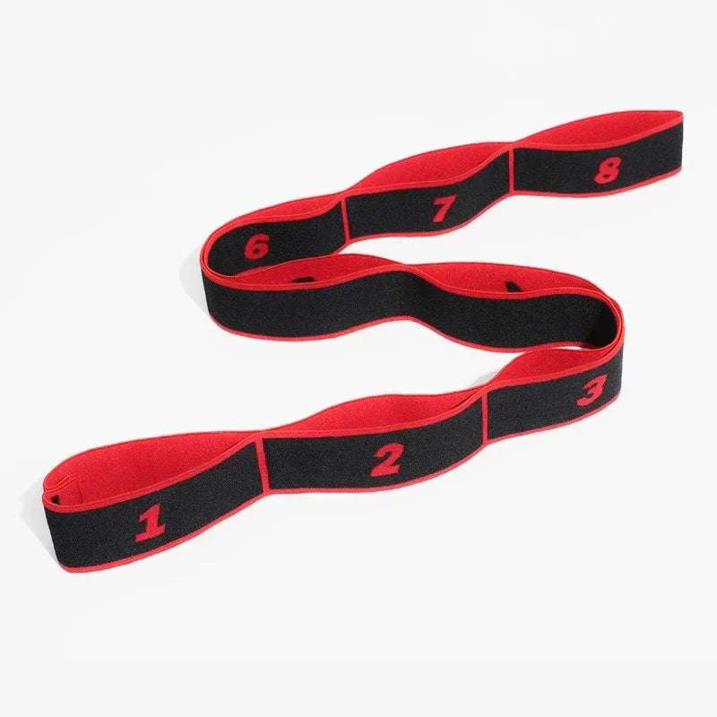 Elastic Yoga Stretch Strap Resistance Band for Pilates Flexibility