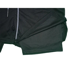 Men's 2-in-1 Compression Workout Running Shorts with Pockets