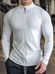 Men's Compression Sports Jacket Quick Dry Gym Running Apparel