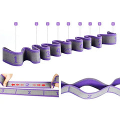 Elastic Yoga Stretch Strap Resistance Band for Pilates Flexibility