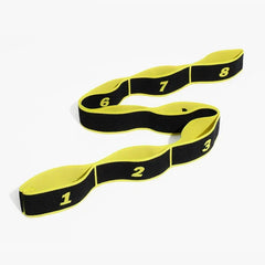 Elastic Yoga Stretch Strap Resistance Band for Pilates Flexibility