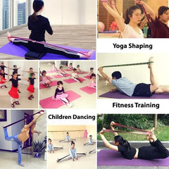 Elastic Yoga Stretch Strap Resistance Band for Pilates Flexibility
