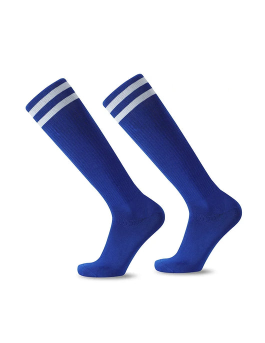Striped Athletic Socks Comfortable Sports Crew Socks Everyday Wear